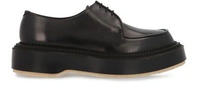 Adieu X Undercover Type 54c Mirror Derby Shoes In Black