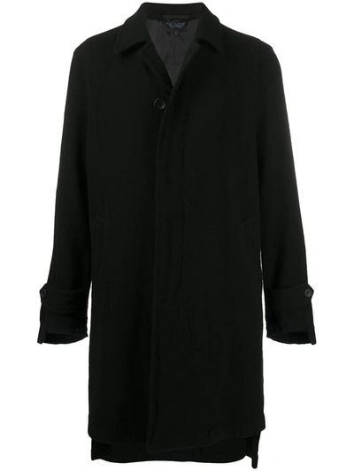 Comme Des Garçons Homme Deux Button-through Mid-length Coat In Black