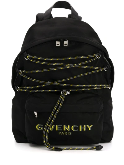 Givenchy Drawstring Detailed Backpack In Black