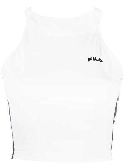 Fila Tama Sport T-shirts & Tops In White Polyester