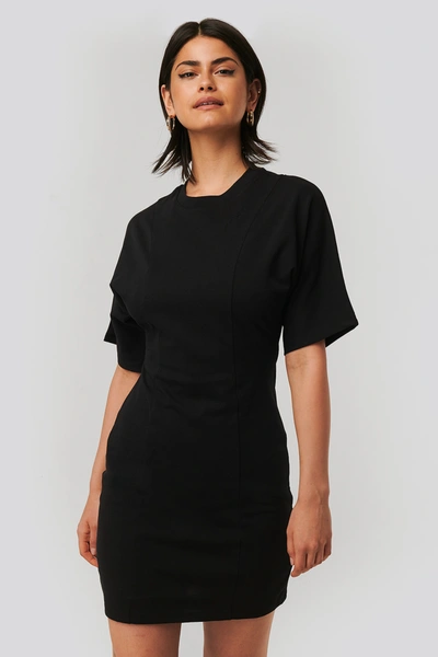 Na-kd Fitted T-shirt Dress - Black