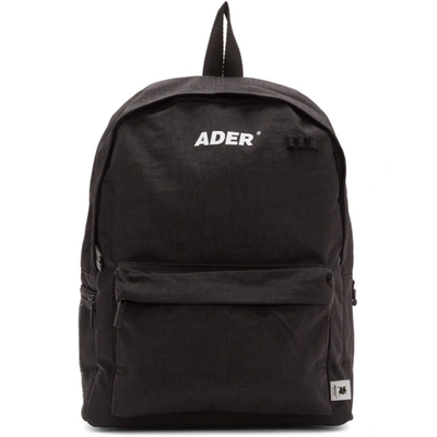 Ader Error Reversible Logo-print Backpack In Black