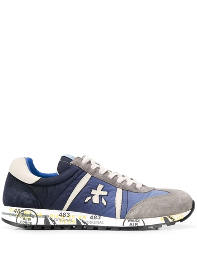 Premiata Lucy Low Top Sneakers In Blue