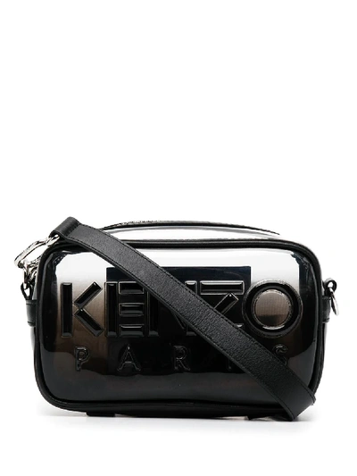 Kenzo Kombo Camera Transparent Black Bag
