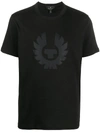 Belstaff Applique Phoenix Interlock Cotton T-shirt In Black