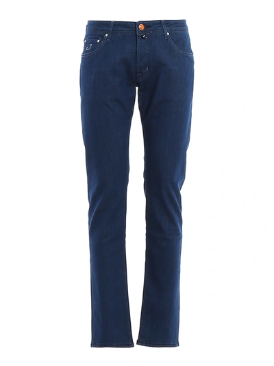 Jacob Cohen Style 622 Denim Jeans In Medium Wash