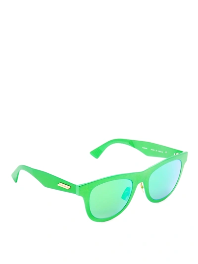 Bottega Veneta D Frame Green Sunglasses