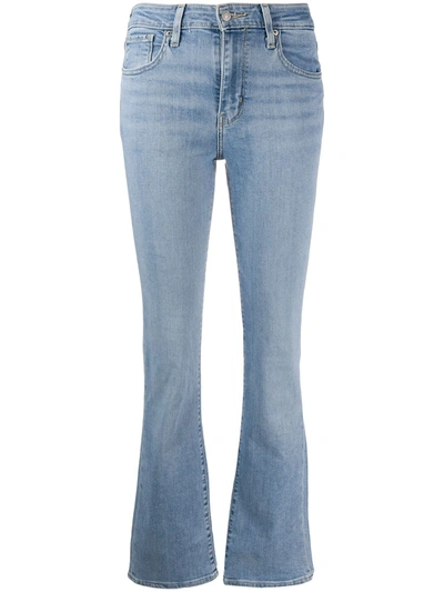 Levi's 725 Denim High Rise Bootcut Jeans In Blue
