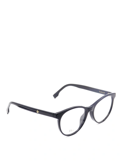 Dior Etoile Back Eyeglasses In Black