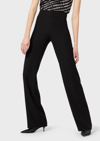 Emporio Armani Trousers In Black