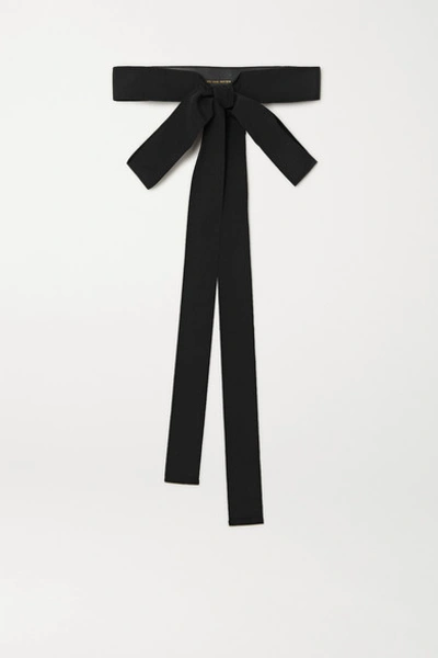 Dries Van Noten Wool And Cotton-blend Belt In Black