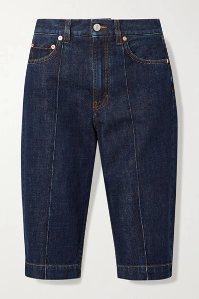 Givenchy Denim Bermudas In Blue