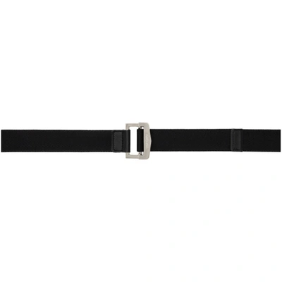 Ambush Logo-engraved Buckle Belt In Black