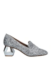 Emporio Armani Loafers In Silver