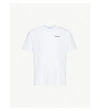 Patagonia Logo-print Recycled Cotton-blend Jersey T-shirt In White