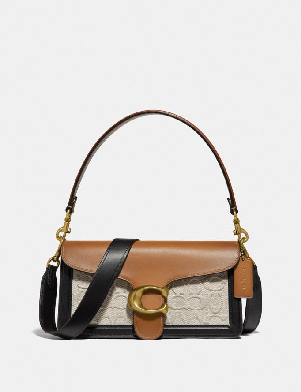 Coach Tabby Shoulder Bag 26 In Signature Chambray IUCN Water