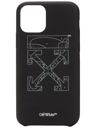 Off-white Iphone 11 Puzzle Iphone 11 Pro Black White In Black