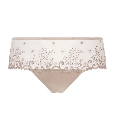 Simone Perele Lace Boxer Briefs In Ginger