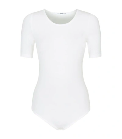 Wolford Bahamas Short-sleeved Bodysuit In White