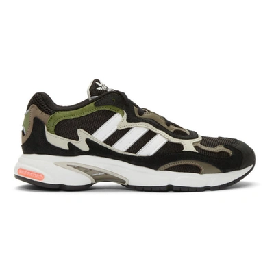 Adidas Originals Adidas Temper Run Mesh Panel Sneakers In Black