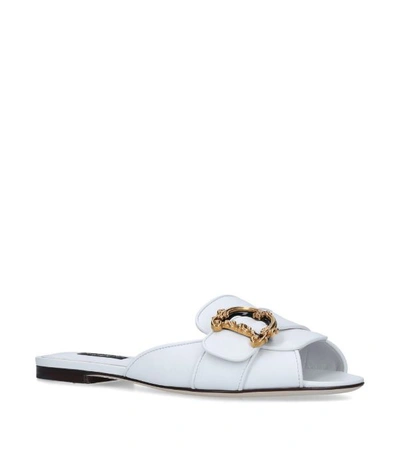 Dolce & Gabbana Baroque Logo Mules