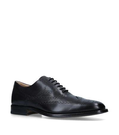 Tod's Leather Punched Oxford Shoes