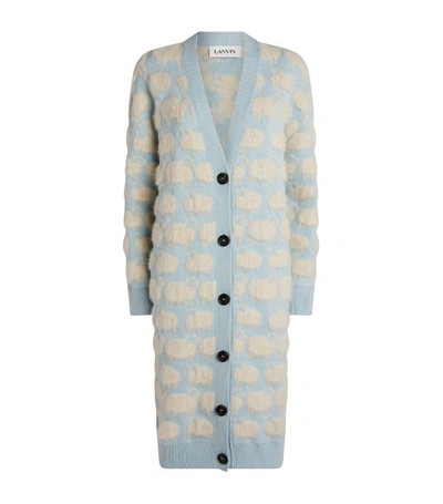 Lanvin Moutons Oversized Textured Cardigan