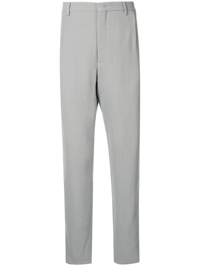 Giorgio Armani Corduroy Suit In Grey