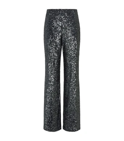 Alice And Olivia Dylan Sequin Trousers