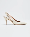 Tabitha Simmons Women's Erika High-heel Slingback Pumps In Ivory Patent Leather