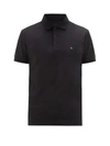 Rag & Bone Slim-fit Logo-embroidered Cotton-jersey Polo Shirt In Black