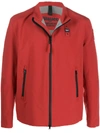 Blauer Classic Zipped Pocket Jacket In Rosso