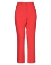 Moschino Casual Pants In Red