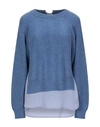 Agnona Sweaters In Slate Blue