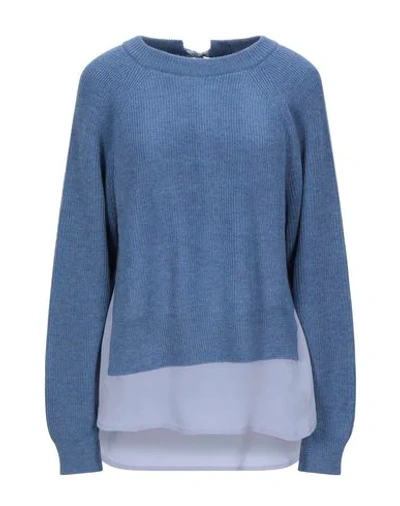 Agnona Sweaters In Slate Blue