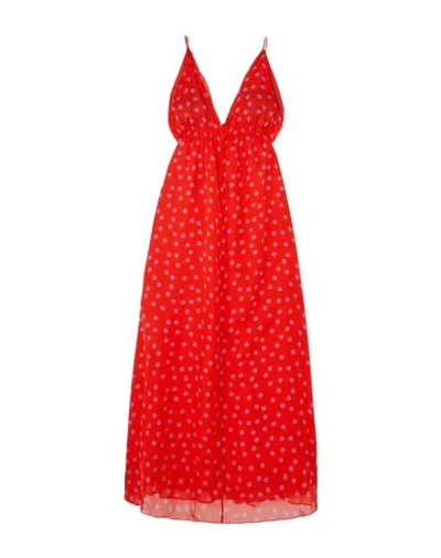 Eywasouls Malibu Long Dresses In Red