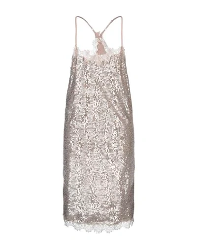 Semicouture Midi Dresses In Blush
