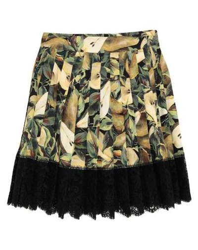 Dolce & Gabbana Midi Skirts In Green