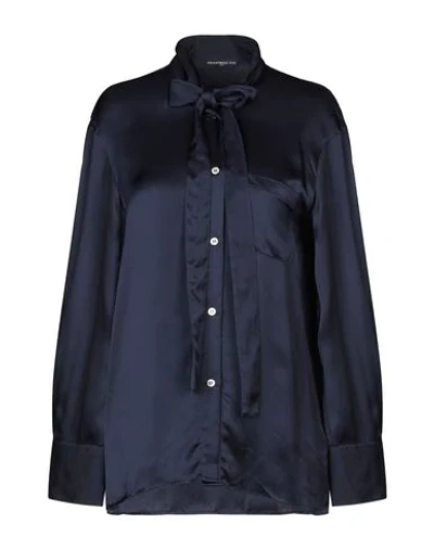 Department Five Shirts & Blouses With Bow In Dark Blue