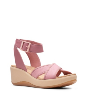clarks cloudsteppers womens pink