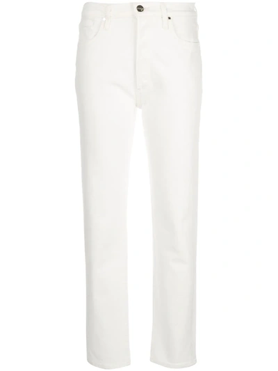 Goldsign The Benefit Pearl High-rise Jeans In White
