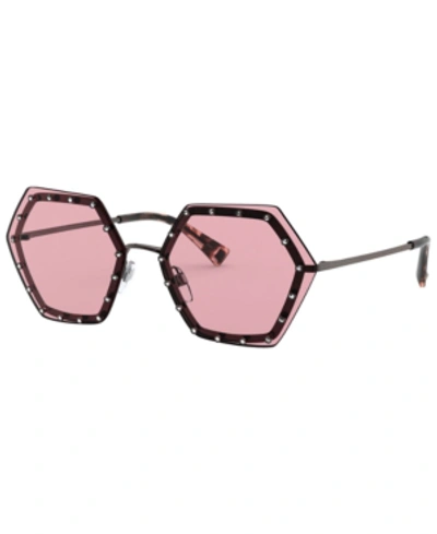 Valentino Garavani Sunglasses, Va2035 62 In Pink