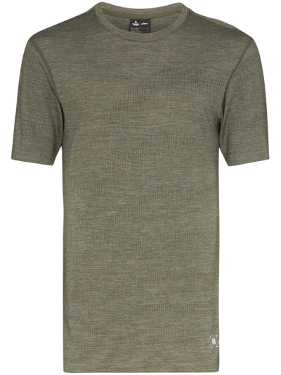 Asics X Reigning Champ Green Seamless Merino Running T-shirt