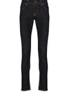 Nudie Jeans Tight Terry Skinny Jeans In Blue