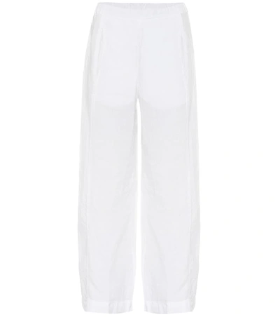 Velvet Zola Linen Pants In White