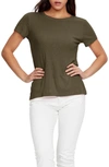 Michael Stars Crewneck T-shirt In Olive