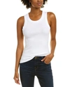 Michael Stars Paloma Cotton Tank Top In White