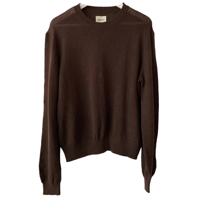 Pre-owned Khaite Brown Cashmere Knitwear