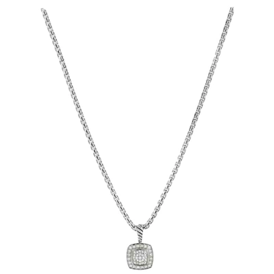 Pre-owned David Yurman White Silver Necklace