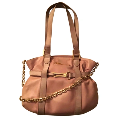 Pre-owned Blumarine Leather Handbag In Pink